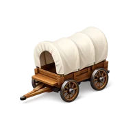 Covered Wagon 3D icon