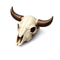 Cow Skull 3D icon