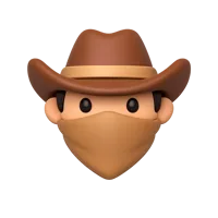 Cowboy 3D icon