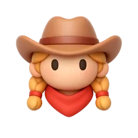 Cowgirl 3D icon