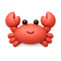 Crab 3D icon