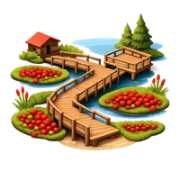 Cranberry Bog Boardwalk 3D icon