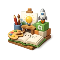 Creative Learning 3D icon