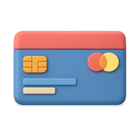 Credit Card 3D icon