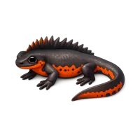 Crested Newt 3D icon
