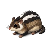 Crested Rat 3D icon