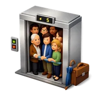 Crowded Elevator 3D icon