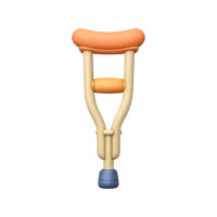 Crutch 3D icon