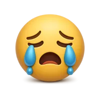 Crying Face 3D icon