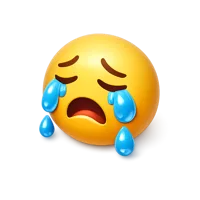 Crying 3D icon