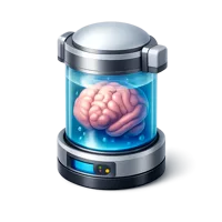 Cryogenic Brain 3D icon