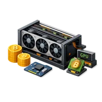Crypto Mining Rig 3D icon