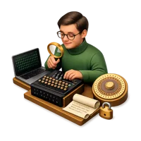 Cryptographer 3D icon
