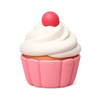Cupcake 3D icon