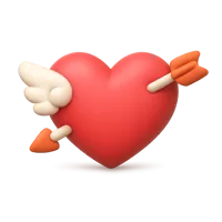 Cupid Heart 3D icon