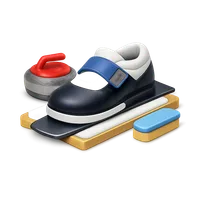 Curling Slider 3D icon