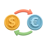 Currency Exchange 3D icon