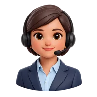 Customer Support Executive Avatar 3D icon