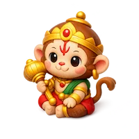 Cute Hanuman 3D icon