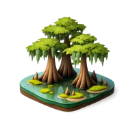 Cypress Swamp 3D icon