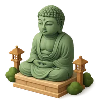 Daibatsu of Kamakura 3D icon