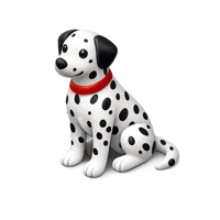 Dalmatian 3D icon