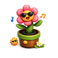 Dancing Flower Toy 3D icon