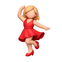 Dancing Woman 3D icon