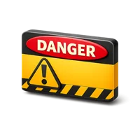 Danger Sign 3D icon
