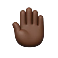 Dark Skin Tone 3D icon