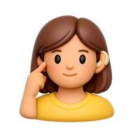 Deaf Woman 3D icon