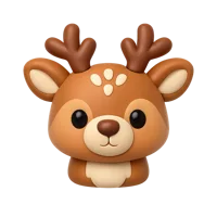 Deer 3D icon