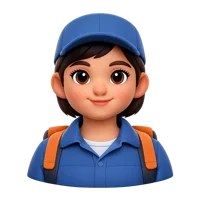Delivery Driver Avatar 3D icon