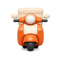 Delivery Scooter 3D icon