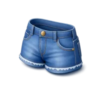 Denim Shorts 3D icon