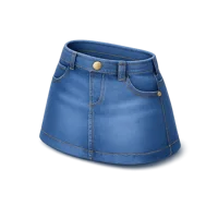 Denim Skirt 3D icon