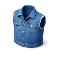 Denim Vest 3D icon