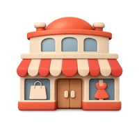 Department Store 3D icon