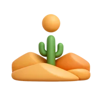 Desert 3D icon
