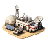 Desert Research Station 3D icon