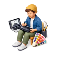 Designer 3D icon