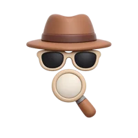 Detective 3D icon