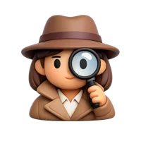 Detective Woman 3D icon
