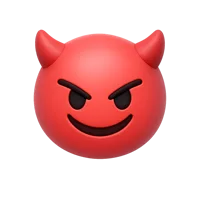 Devil Face 3D icon