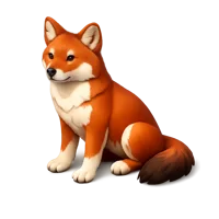 Dhole 3D icon