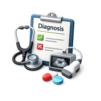 Diagnosis 3D icon
