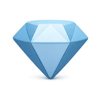 Diamond Dot 3D icon