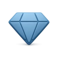 Diamond Symbol 3D icon