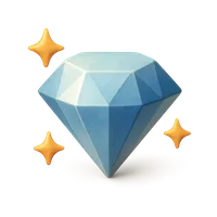 Diamond Gemstone 3D icon
