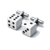 Dice Cufflinks 3D icon